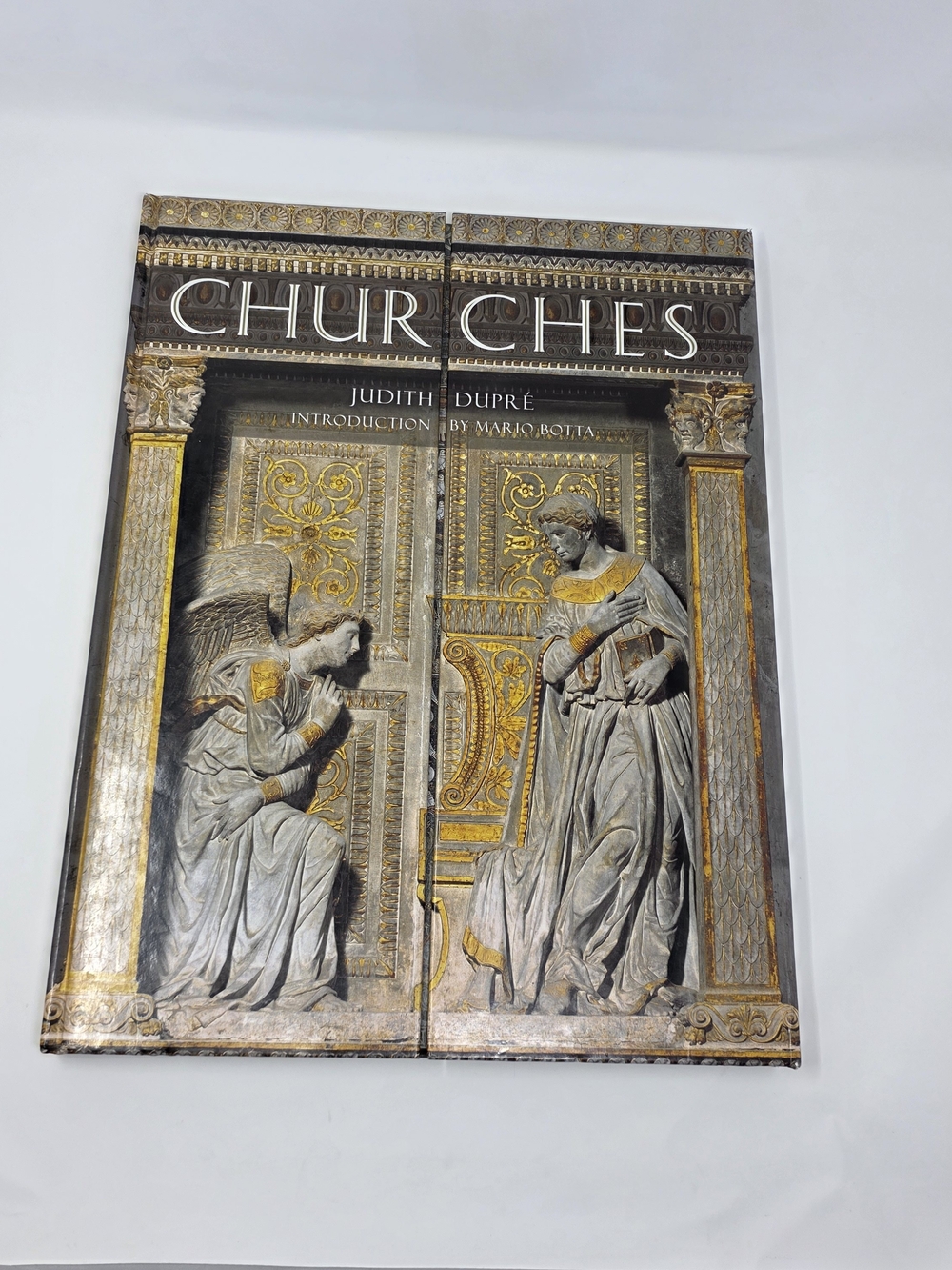 Churches Coffee Table Book - Gold & Gray Cover